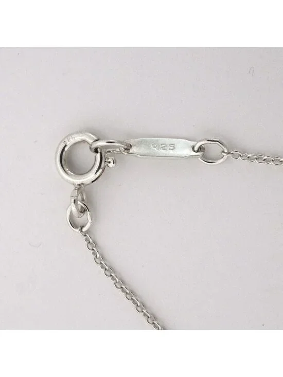 Tiffany & Co Necklace Feather 18k Yellow Gold 925 Sterling Silver - Picture 5 of 7